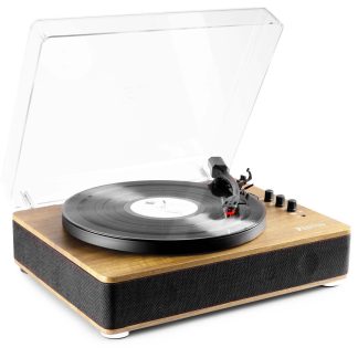 Fenton RP162LW hifi retro platenspeler met Bluetooth in/out en