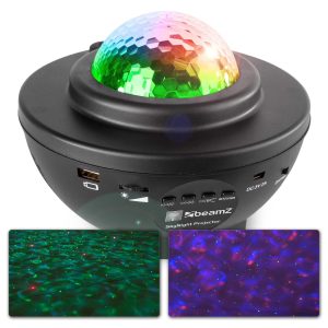 Aanbiedingen Bluetooth Speakers 9 BeamZ SkyNight Sterren Projector met Bluetooth speaker
