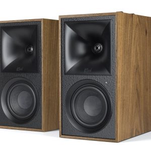 Klipsch: The Fives Draadloze Boekenplank Speakers 2 stuks - Walnoot