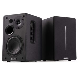 Audizio KS01B HiFi speaker set - Boekenplank speakers - Met Bluetooth