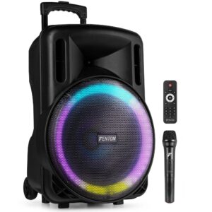 Retourdeal - Fenton FT15LED MK2 party speaker met Bluetooth - Karaoke